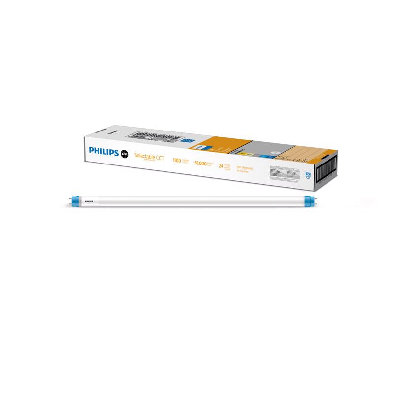 Philips LED Multi-CCT 24 in. G13 T8 Linear 17 Watt Equivalence