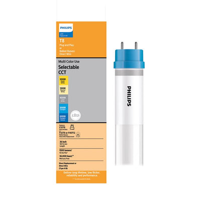 Philips LED Multi-CCT 36 in. G13 T8 Linear 25 Watt Equivalence