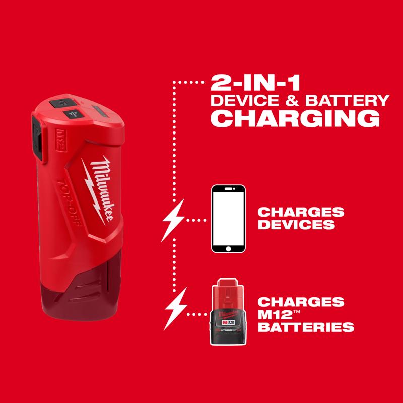 Milwaukee Battery Powered Phone Charger