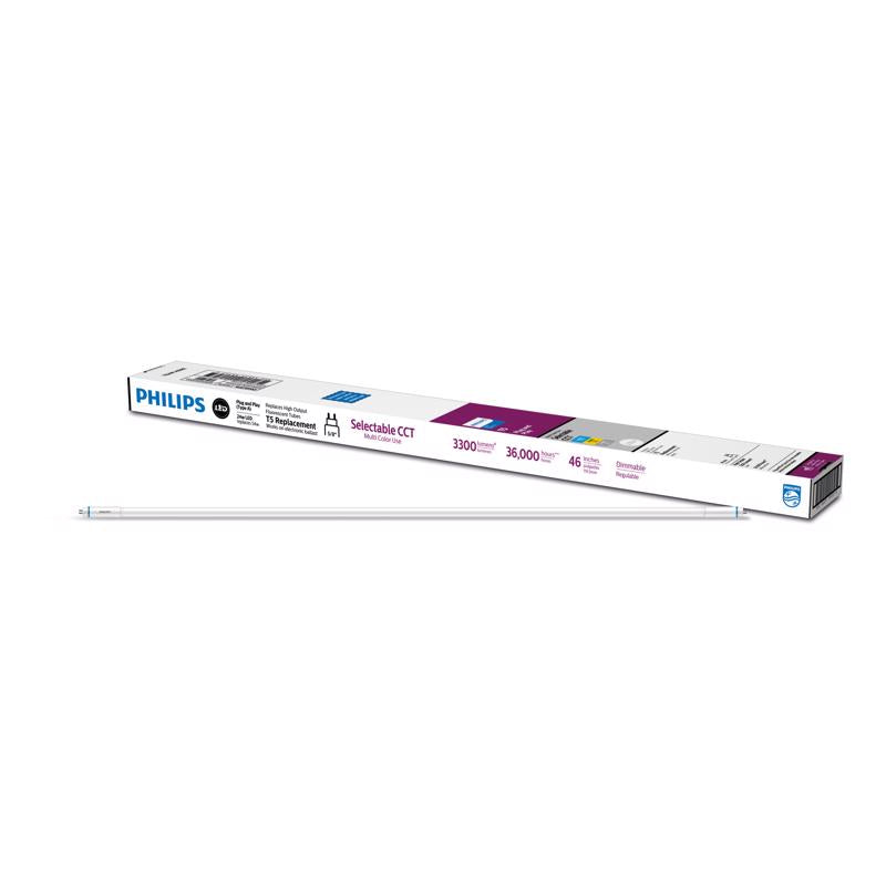 Philips LED Multi-CCT 46 in. G5 T5 Linear 54 Watt Equivalence