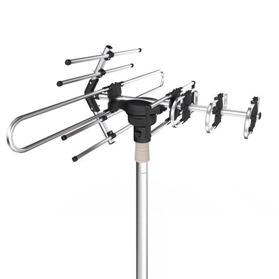 Monster Just Hook It Up Indoor and Outdoor HDTV/UHF/VHF Indoor/Outdoor Amplified Digital Antenna 1 p