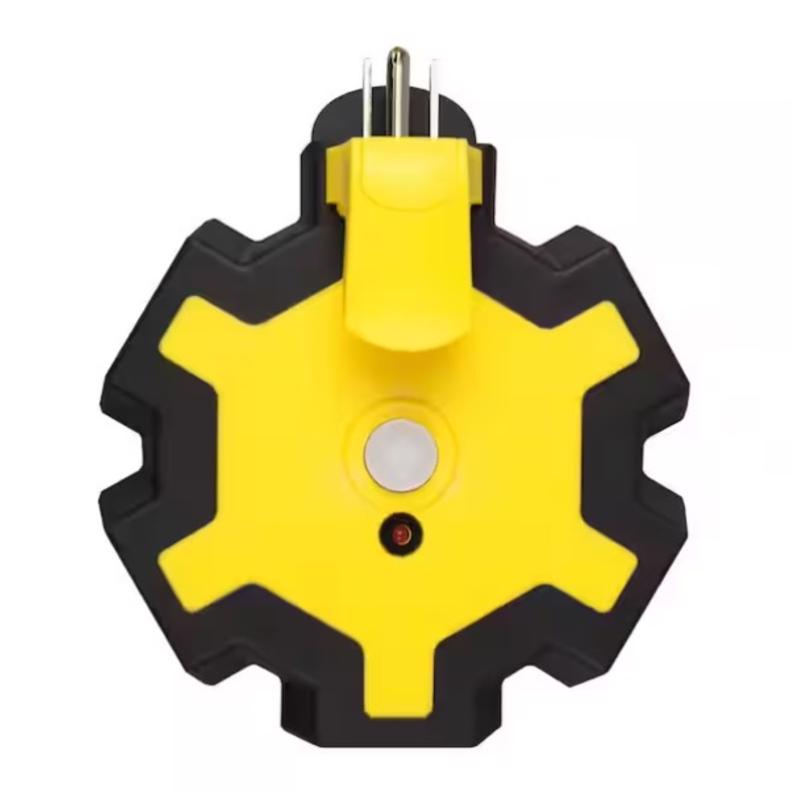Yellow Jacket Grounded 5 outlets Outlet Adapter