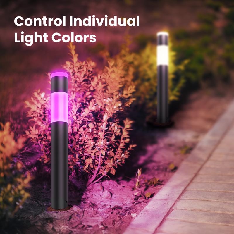 Feit Black Plug In/Remote 6 W LED Pathway Light 4 pk