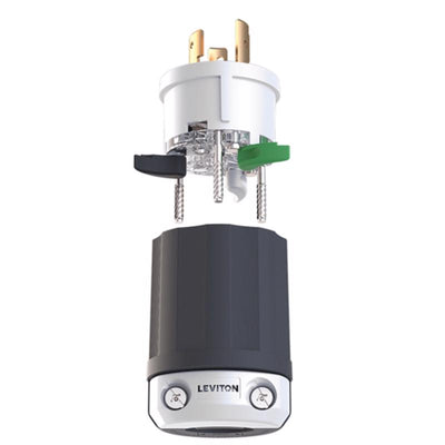 Leviton Lever Edge Commercial and Residential Plastic Locking Plug L5-20P