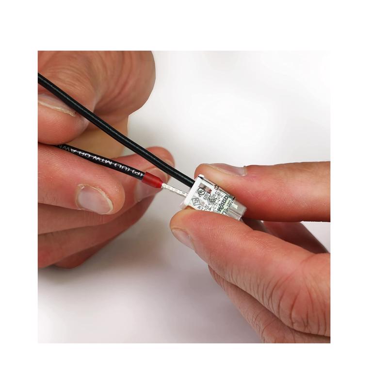 Wago 2 Port Push-In Wire Connector 100 pk