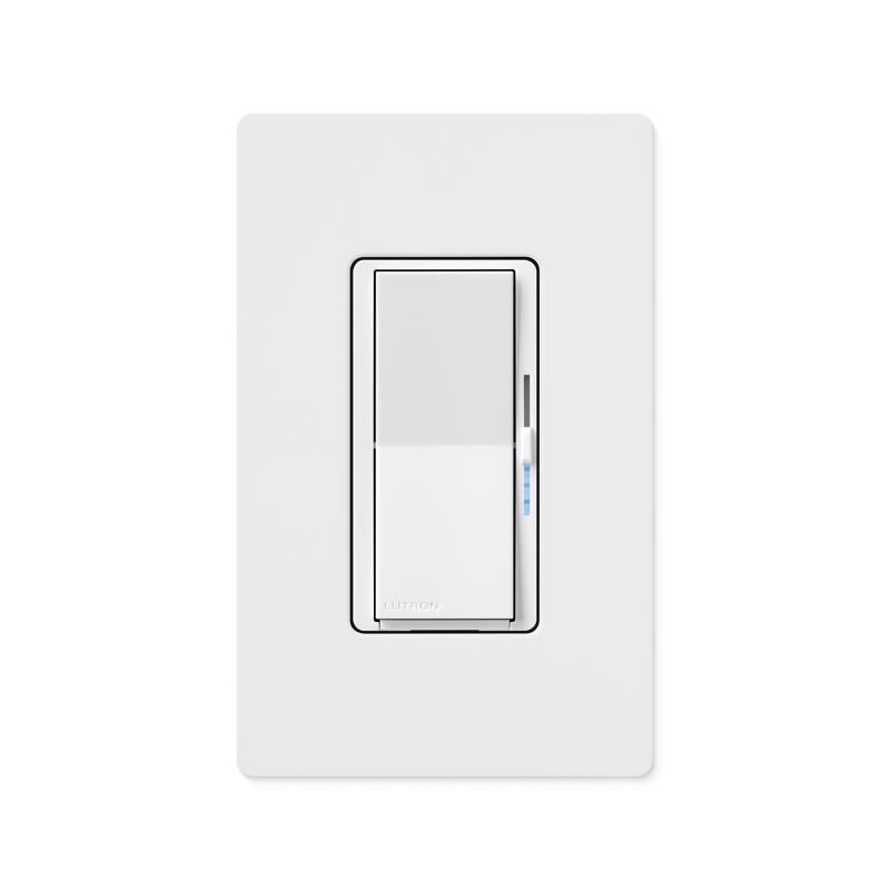 Lutron Diva with Night Mode for Dimmable LED Bulbs White 150 W 3-Way Dimmer Switch