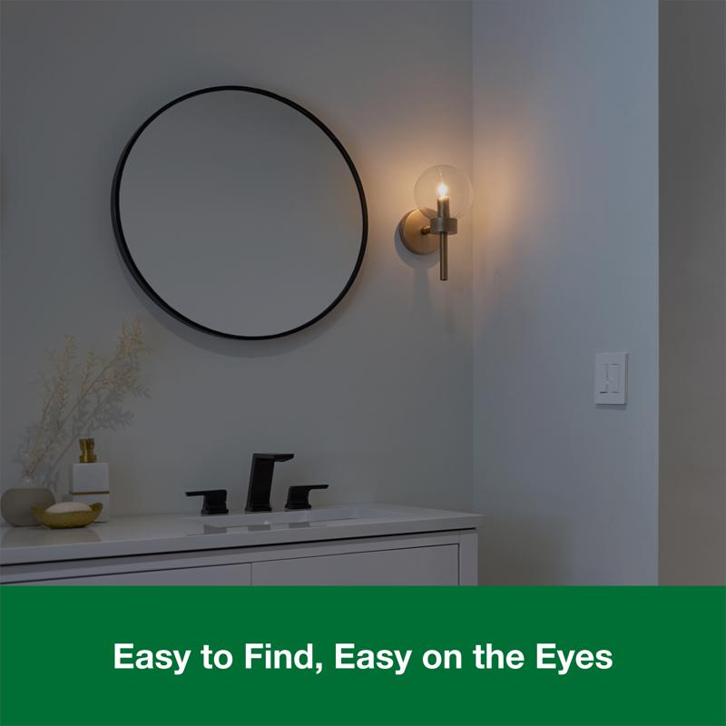 Lutron Diva with Night Mode for Dimmable LED Bulbs White 150 W 3-Way Dimmer Switch
