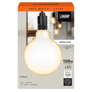 Feit G40 E26 (Medium) Filament LED Bulb Soft White 100 Watt Equivalence