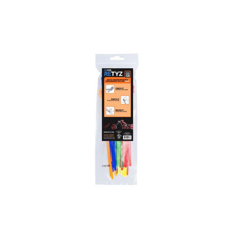 RETYZ 8 in. L Assorted Cable Tie