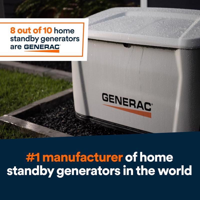 Generac 22000 kW Home Standby Generator Includes 200 amp ats