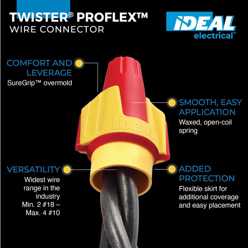 Ideal Industries ProFlex Wire Connector 20 pk