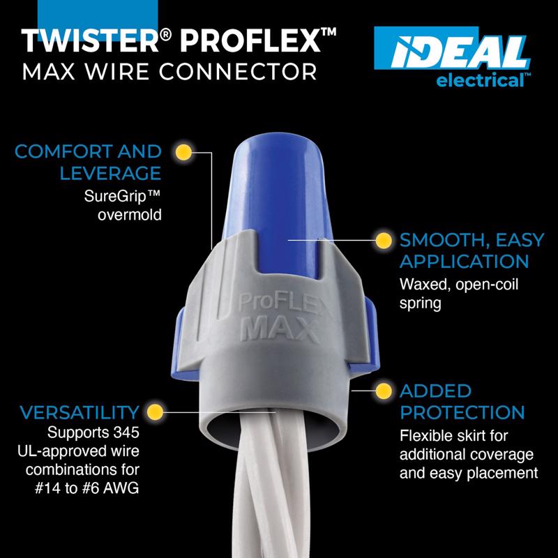 Ideal Industries ProFlex Wire Connector 5 pk