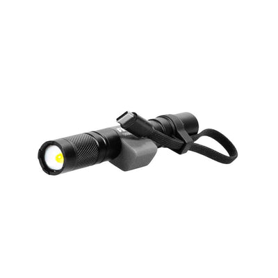 Police Security 400 lm Black/Gray LED Rechargeable Flashlight