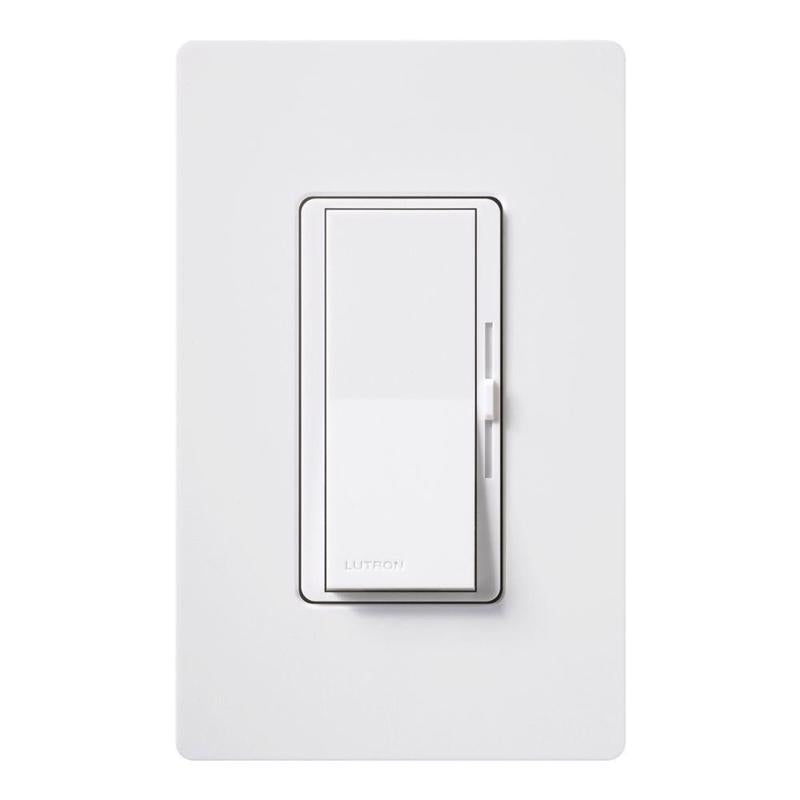 Lutron Diva White 450 W 3-Way Smart-Enabled Dimmer Switch