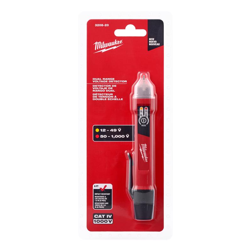 Milwaukee 12-1000 V Dual Range Voltage Detector
