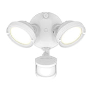 Halo Motion-Sensing Hardwired LED White Floodlight