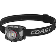 Coast 700 lm Black/Gray LED Rechargeable Head Lamp