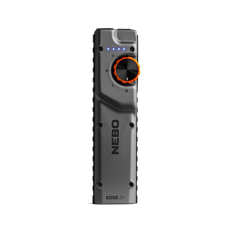 NEBO 2000 lm Gray LED Rechargeable Pocket Light