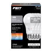 Feit Electric A19 E26 (Medium) LED Bulb Adjustable White 100 Watt Equivalence