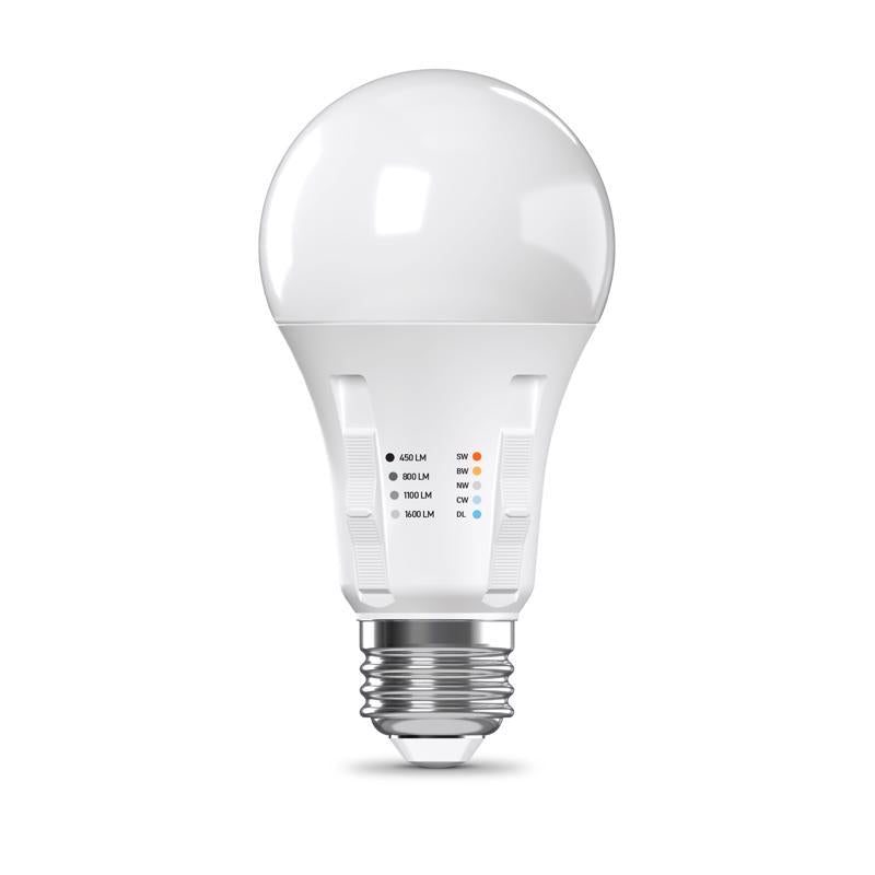 Feit Electric A19 E26 (Medium) LED Bulb Adjustable White 100 Watt Equivalence