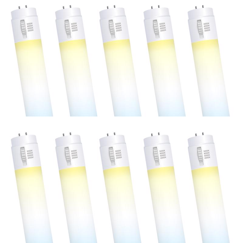Feit Electric Linear Adjustable White 48 in. Bi-Pin T12 LED Tube 40 Watt Equivalence 10 pk