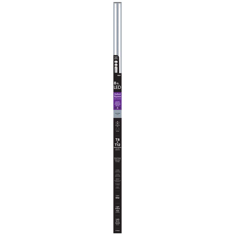 Feit Linear Daylight 96 in. G13 T8 LED Tube Light 110 Watt Equivalence 2 pk