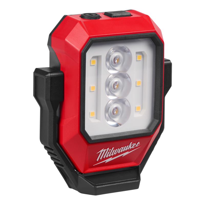 Milwaukee 600 lm Black/Red LED Rechargeable Rechargeable Flashlight