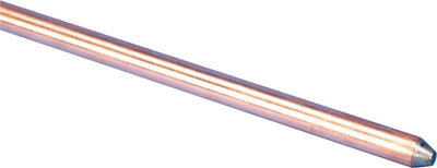 Erico 1/2 in. Copper-Bonded Steel Ground Rod