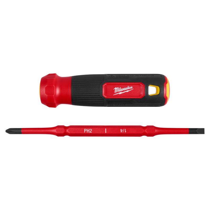 Milwaukee Phillips/Slotted Multi-Bit Screwdriver 2 pc