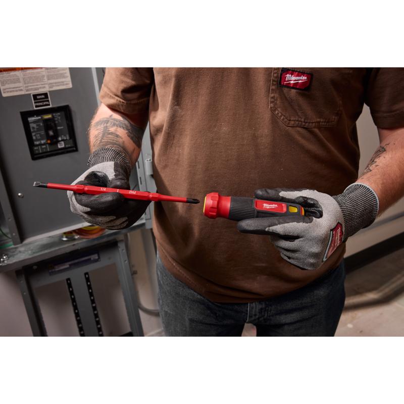 Milwaukee Phillips/Slotted Multi-Bit Screwdriver 2 pc