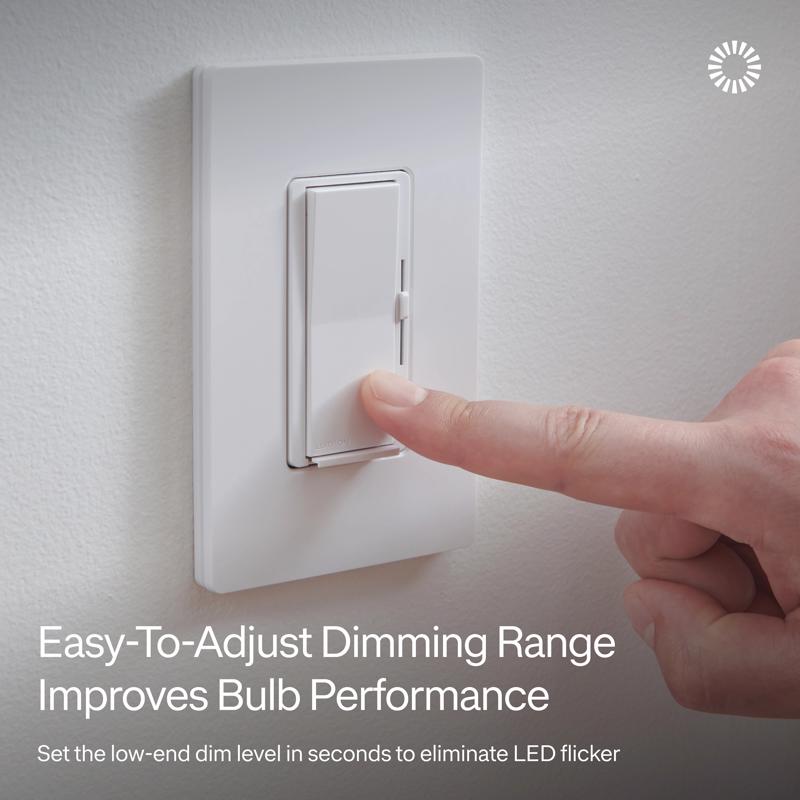 Lutron 150 W Rocker Dimmer Switch
