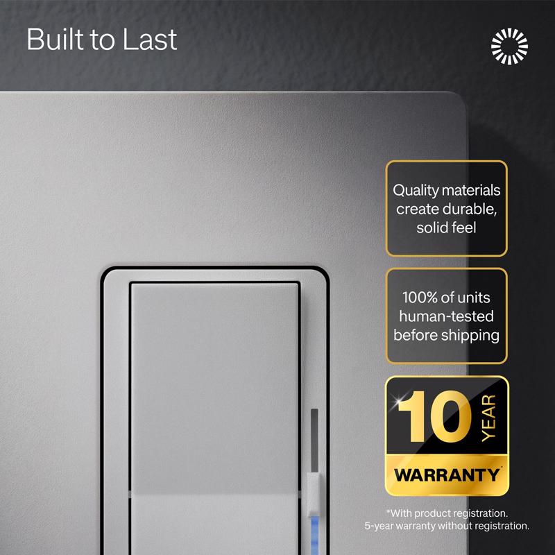 Lutron 150 W Rocker Dimmer Switch