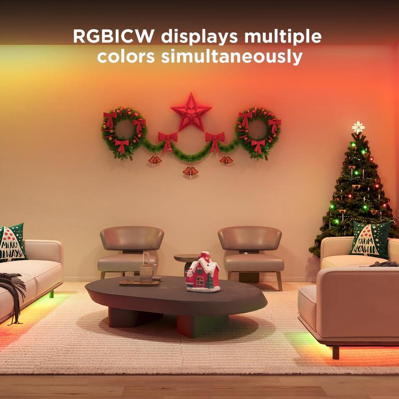 Govee 49.2 ft. L Plug-In LED Smart-Enabled Strip Light