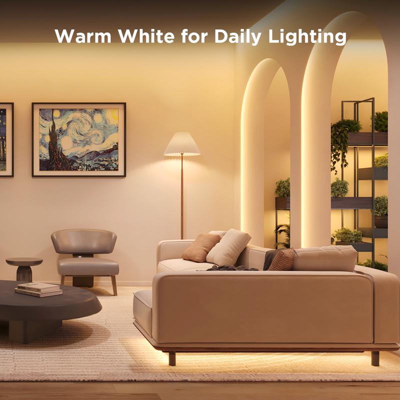 Govee 49.2 ft. L Plug-In LED Smart-Enabled Strip Light