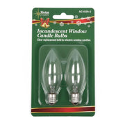 Xodus Innovations 7 W Torpedo Candelabra Incandescent Bulb E12 (Candelabra) Warm Candle Light 2 pk