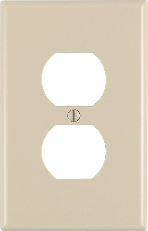 Leviton Ivory 1 gang Nylon Duplex Wall Plate