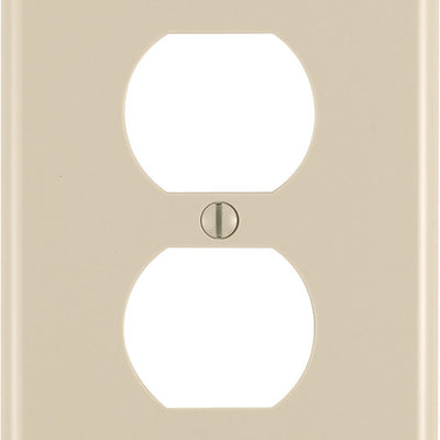 Leviton Ivory 1 gang Nylon Duplex Wall Plate
