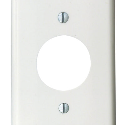 Leviton White 1 gang Nylon Outlet Wall Plate