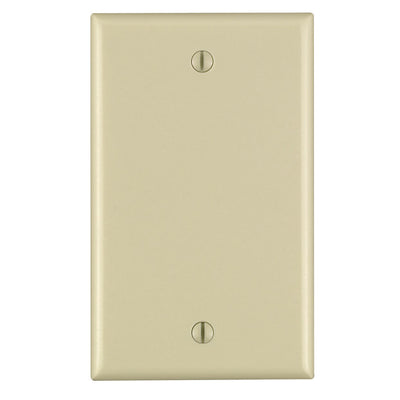 Leviton Ivory 1 gang Nylon Blank Wall Plate