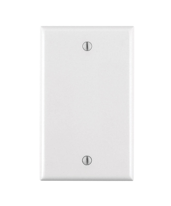 Leviton Smooth White 1 gang Nylon Blank Wall Plate