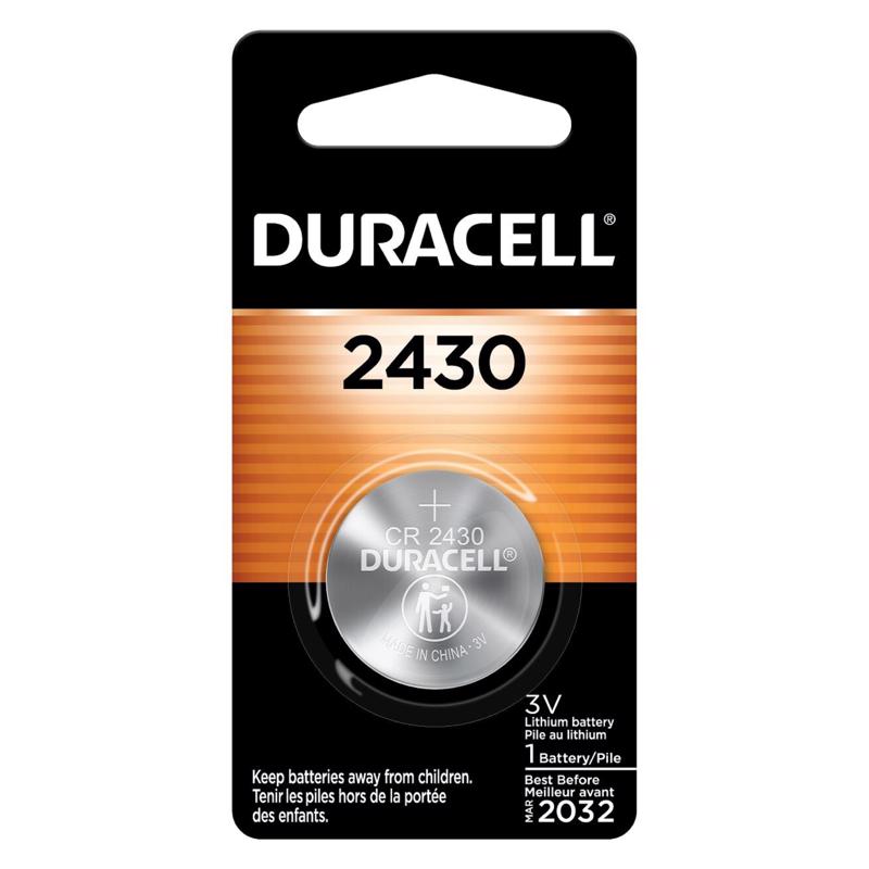 Duracell Lithium Coin 2430 3 V 285 mAh Medical Battery