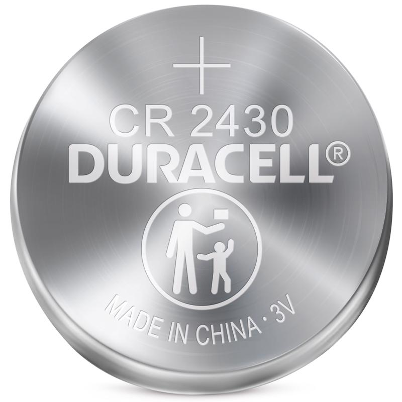 Duracell Lithium Coin 2430 3 V 285 mAh Medical Battery