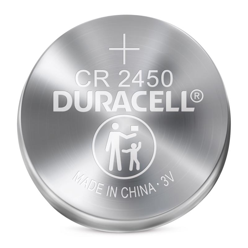 Duracell Lithium Coin 2450 3 V 600 mAh Medical Battery