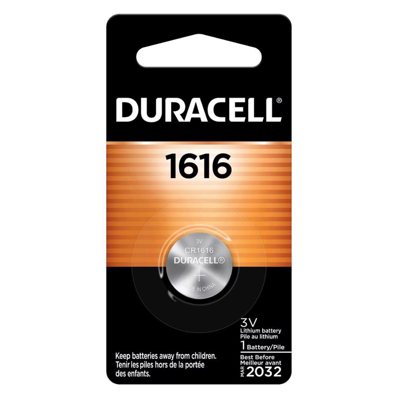 Duracell Lithium Coin 1616 3 V 50 mAh Medical Battery
