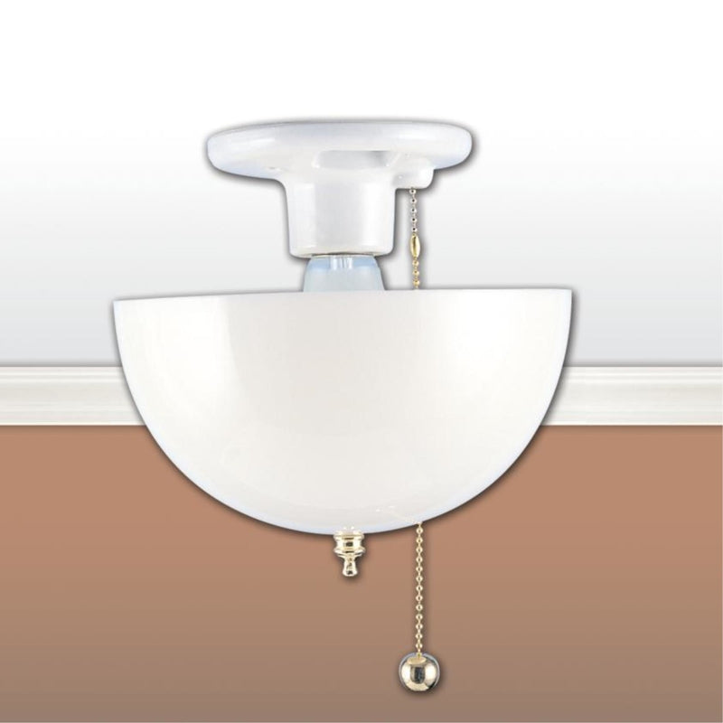 Westinghouse Dome White Acrylic Lamp Shade