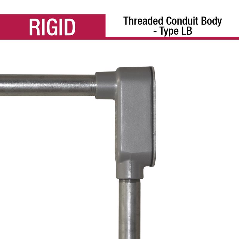 Sigma Engineered Solutions ProConnex 3/4 in. D Die-Cast Aluminum Conduit Body For Rigid