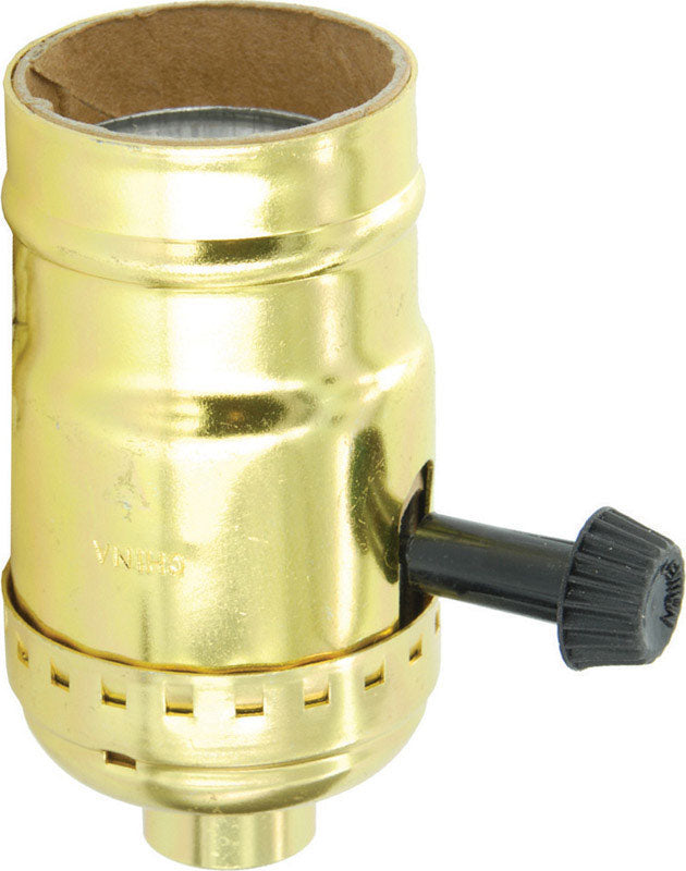 Leviton Metal Incandescent Medium Base Turn Knob Socket