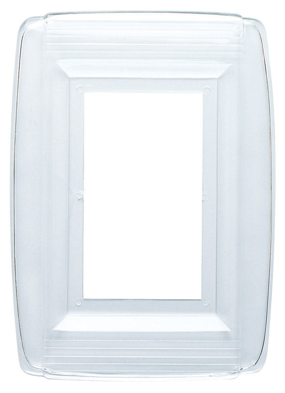 Westinghouse Clear 1 gang Plastic Wall Plate