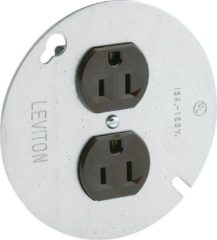 Leviton 15 amps 125 V Brown Outlet 5-15R