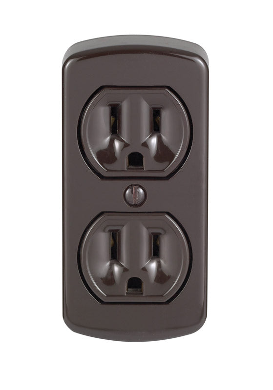 Leviton 15 amps 125 V Duplex Brown Outlet 5-15R